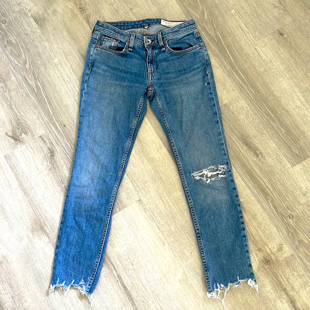 Gently used rag & bone jeans size 24